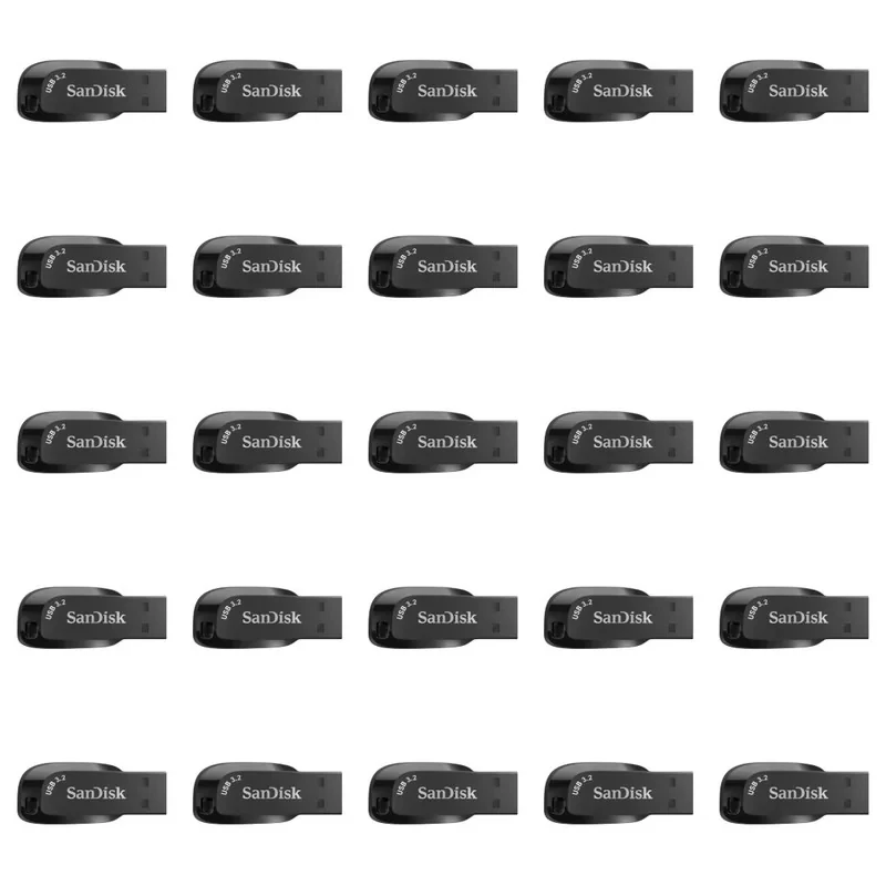 فلش مموری سن دیسک مدل Ultra Shift ظرفیت 32 گیگابایت با رابط USB 3.2 بسته 25 عددی