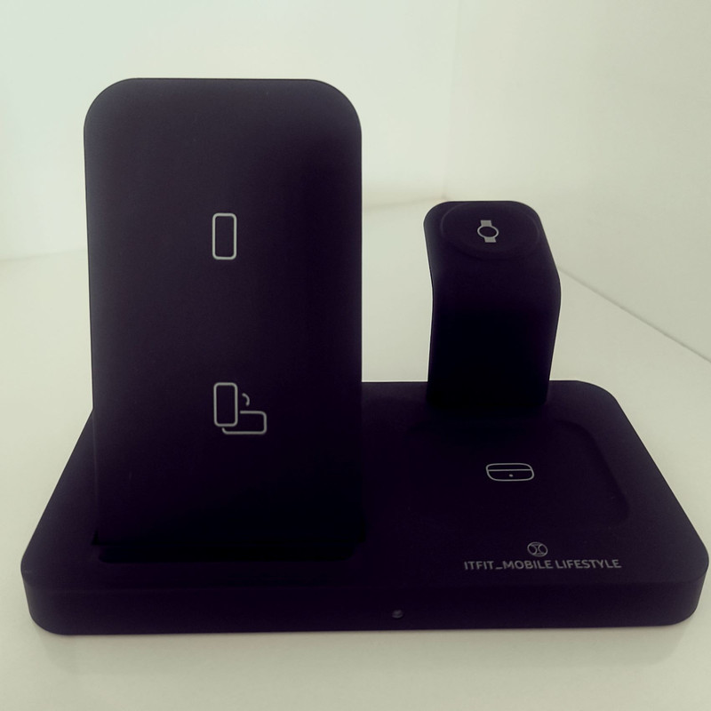شارژر رومیزی 15 وات مدل wireless 3 in 1