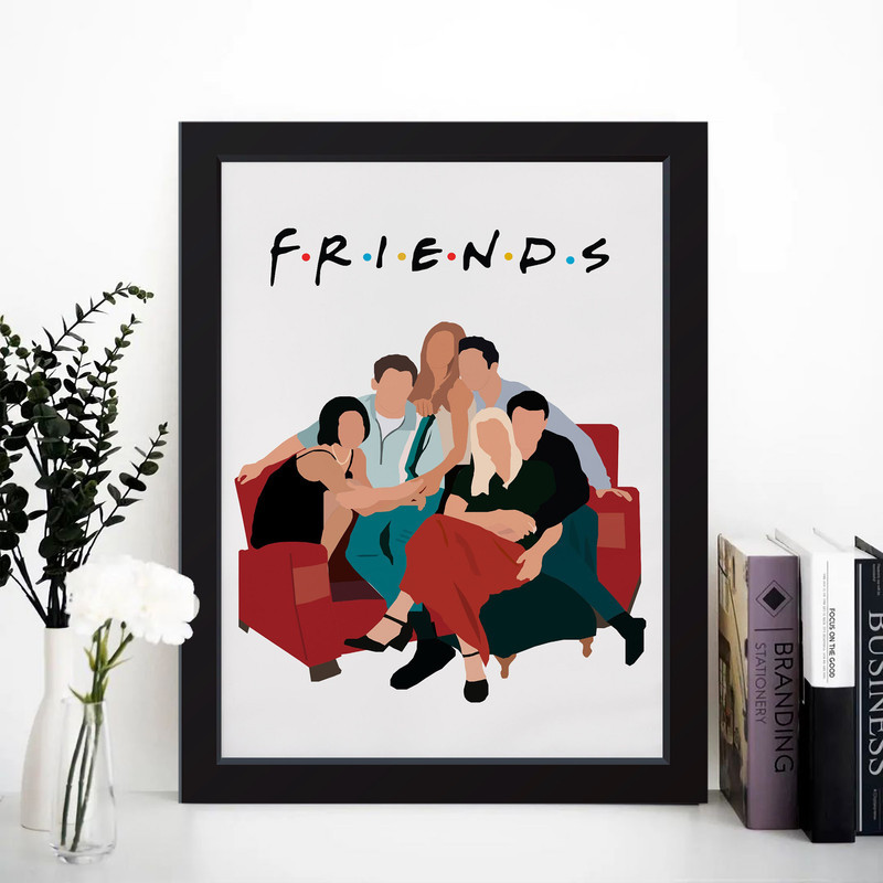 تابلو مدل فرندز Friends کد m2486-w