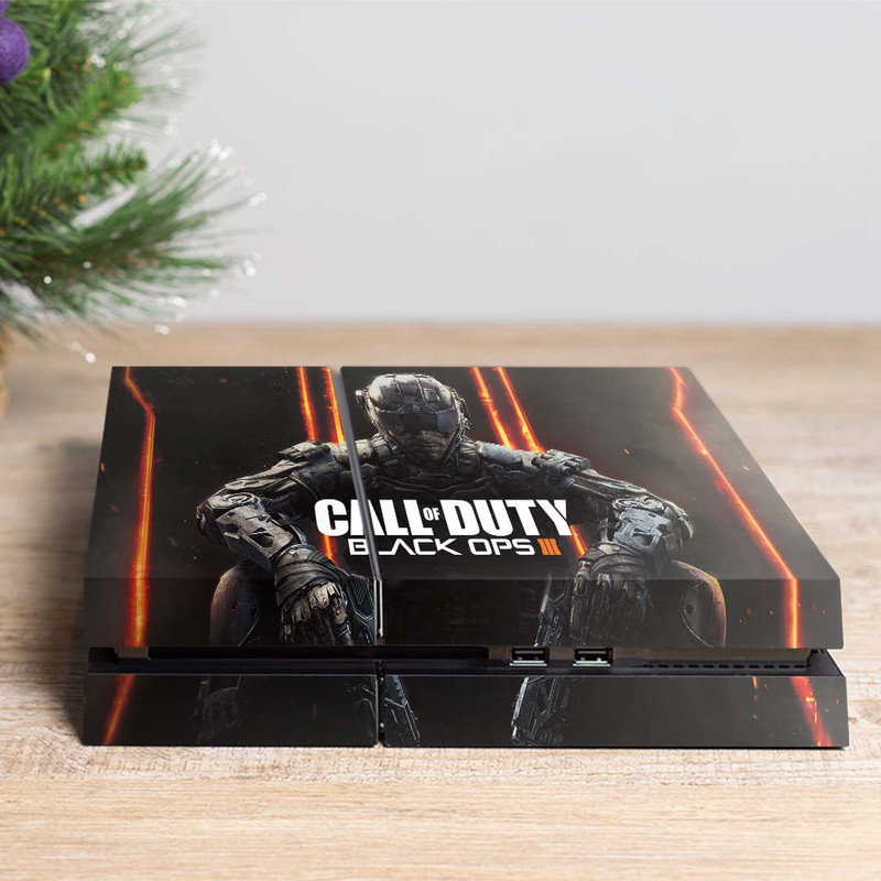 برچسب پلی استیشن ۴ طرح call of duty مدل ps4 fat کد PS-1007