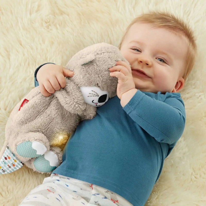 عروسک طرح خرس نفس کش مدل خوابالو کد 4384 ارتفاع 27 سانتیمتر