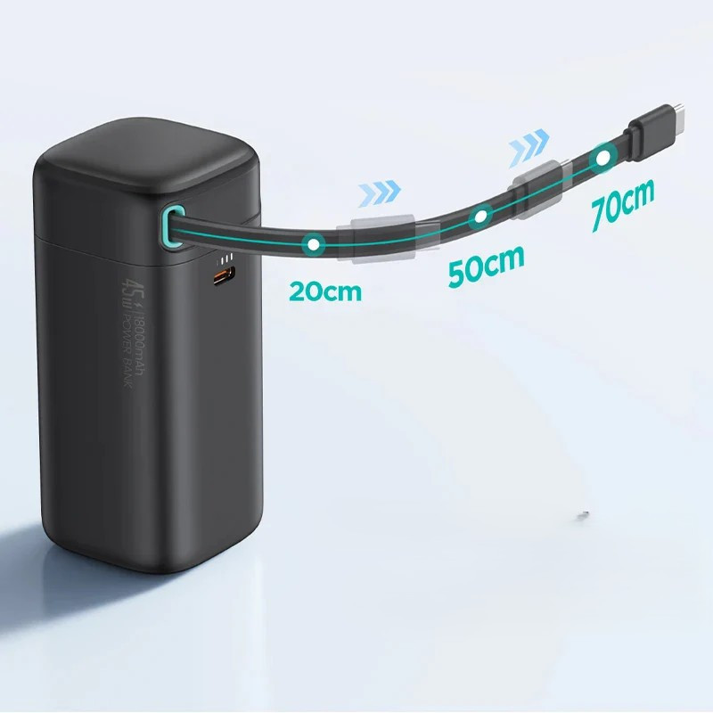 پاور بانک  یوسمز مدل cd217 ظرفیت 18000 میلی آمپرساعت