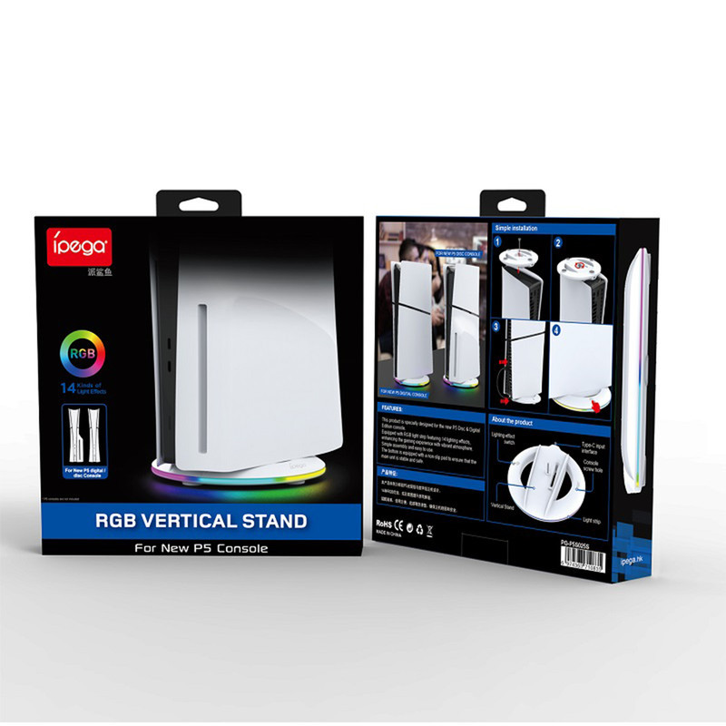 پایه RGB پلی استیشن 5 اسلیم آی پگا مدل RGB PG-P5S025S