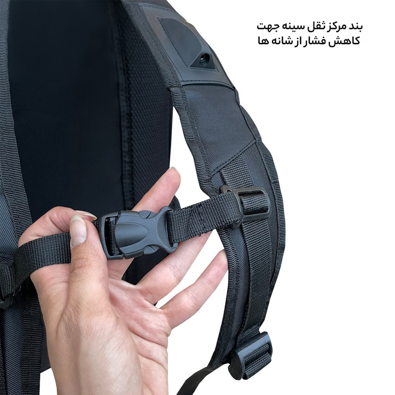 کوله پشتی لپ تاپ فوروارد مدل 006688 مناسب برای لپ تاپ 15 تا 17 اینچی