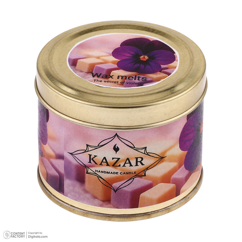 شمع وکس ملت معطر مدل گل بنفشه رایحه بنفشه بسته 42 عددی