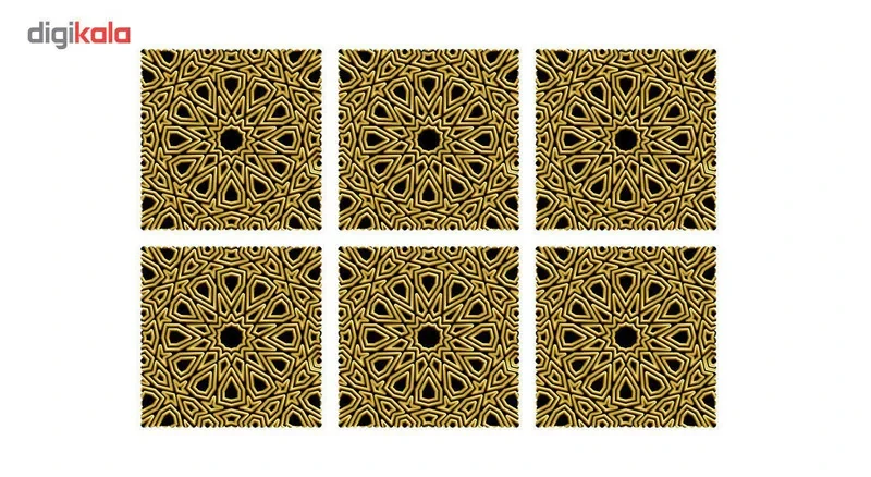 زیر لیوانی کد C1-42096 بسته 6 عددی