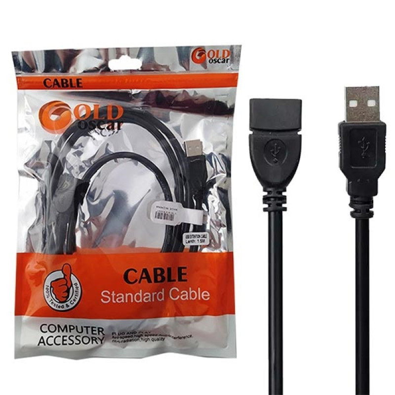 کابل افزایش طول USB اسکار مدل گلد طول 3 متر