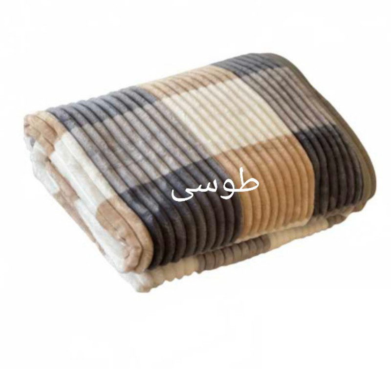 پتوی مسافرتی مدل پلیسه یکنفره کد 00k سایز 200x150 سانتی متر