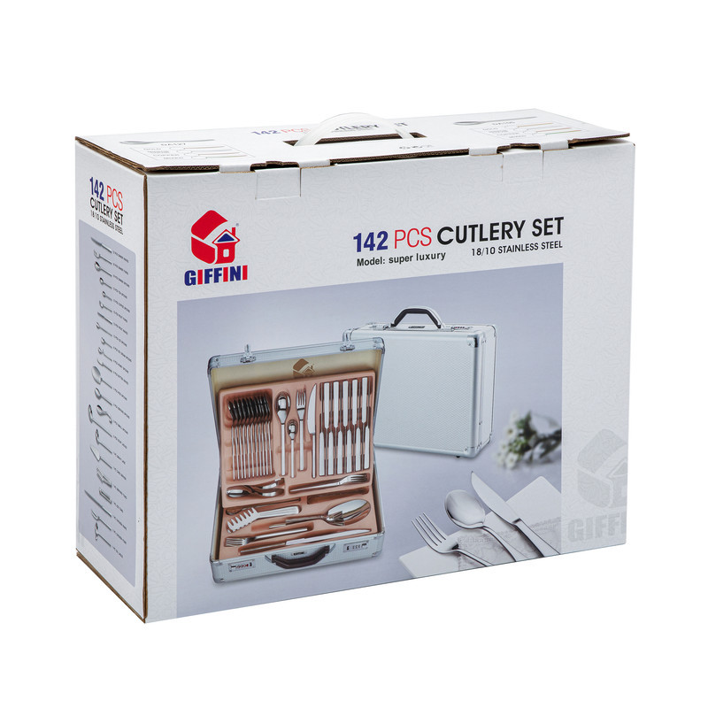 سرویس قاشق و چنگال 142 پارچه جی فی نی مدل G-368