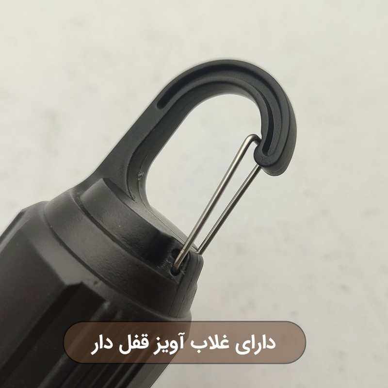 چراغ آویز چادر مدل شارژی T01 طرح حبابی