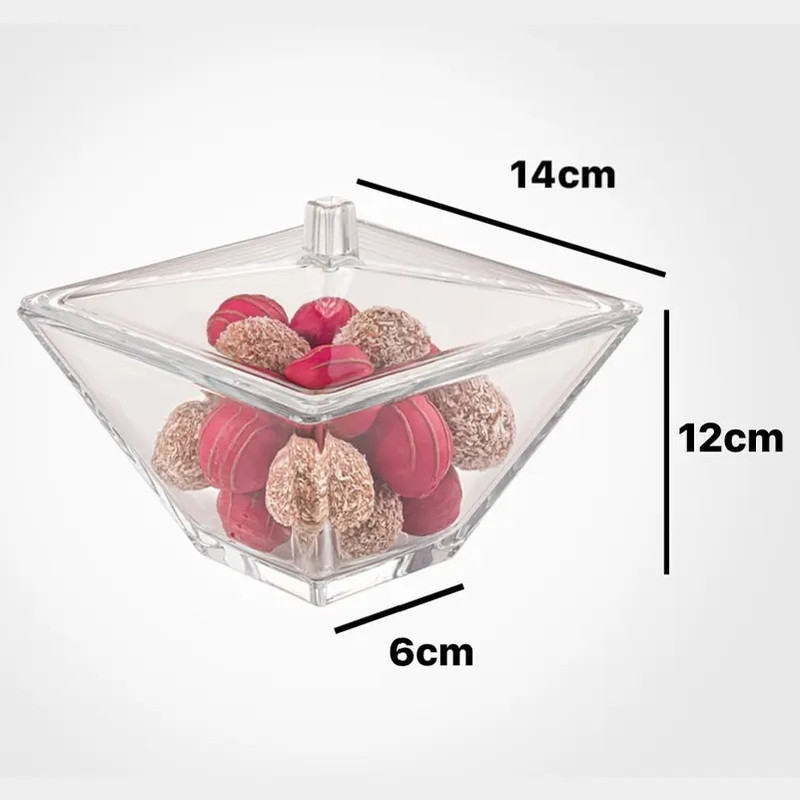 شکلات خوری لیمون مدل شیشه ای کد HS2296