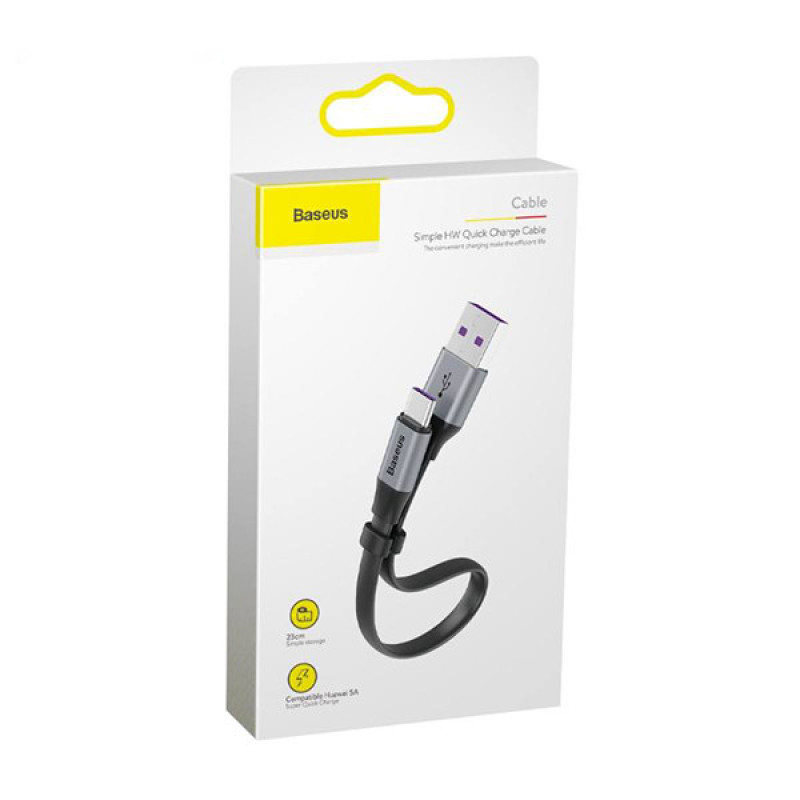 کابل تبدیل USB به USB-C باسئوس مدل CATMBJ-BG1 طول 0.23 متر