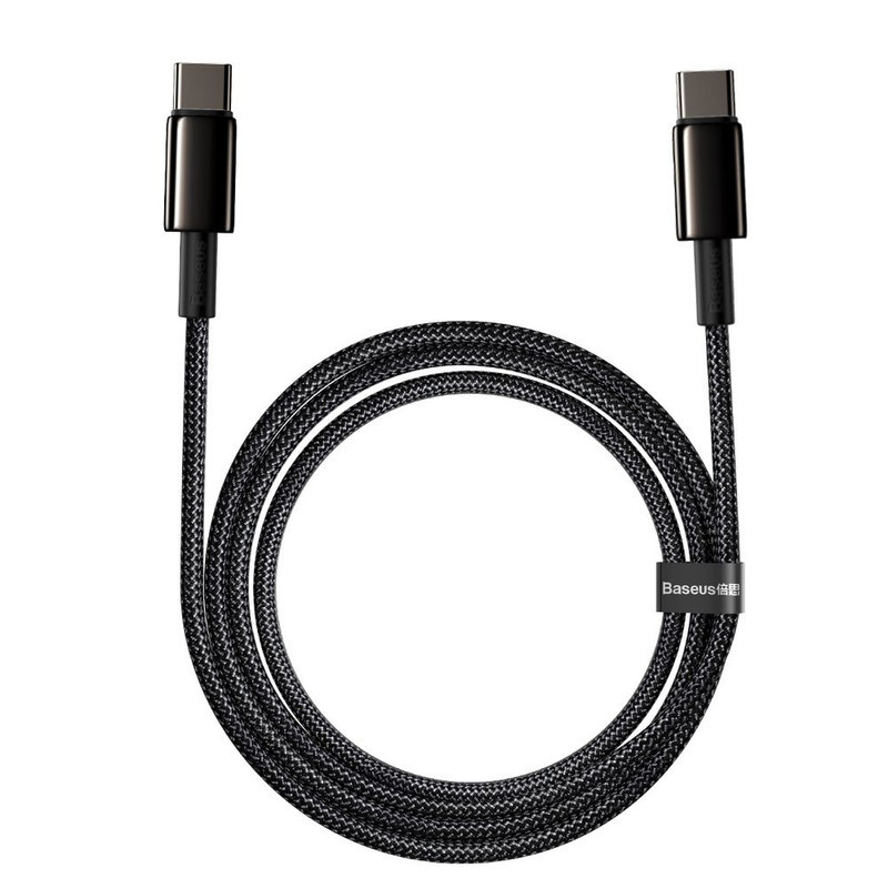 کابل تبدیل USB-C به USB-C باسئوس مدل Tungsten طول 2 متر