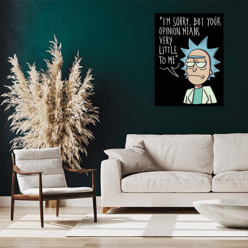 تابلو شاسی مدل Rick and Morty کد S-5057