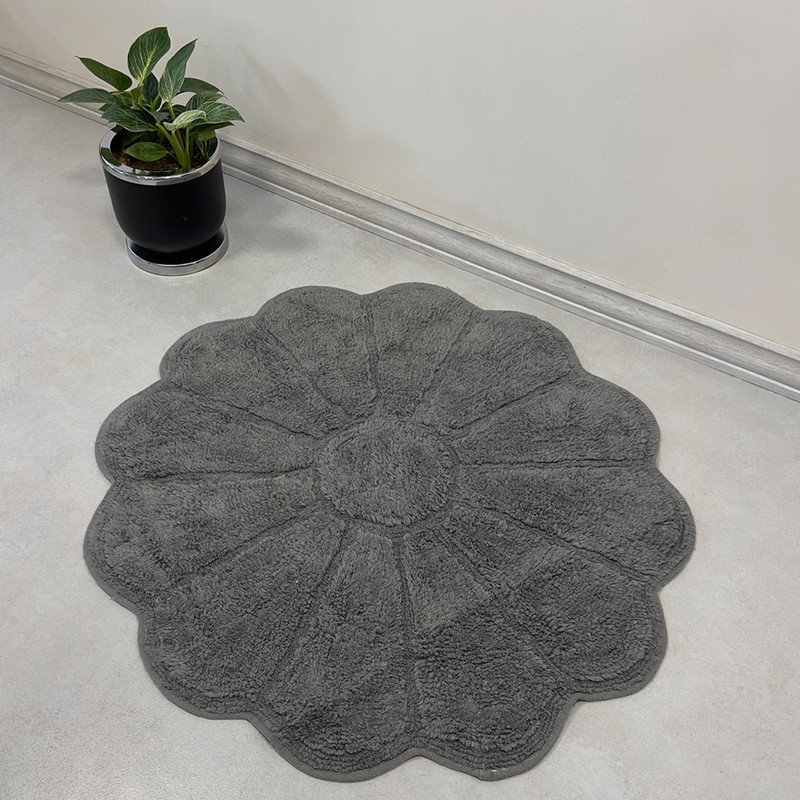 پادری طرح گل گرد سایز 90×90 سانتی متر