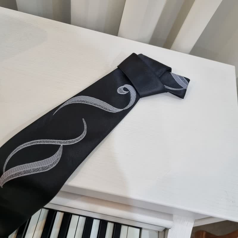 کراوات مردانه مدل BlACK OCEAN 36