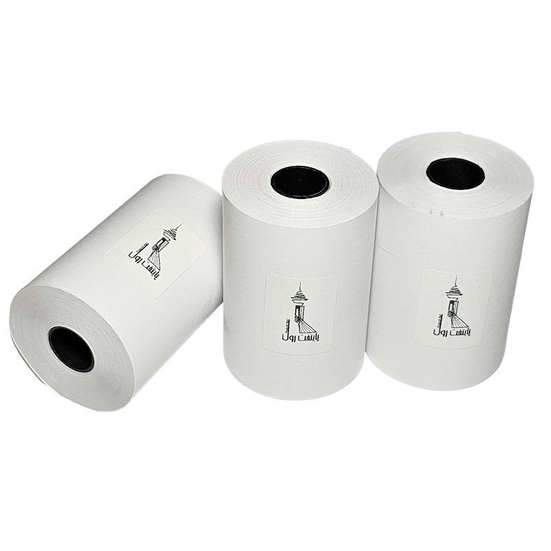 کاغذ پرینتر حرارتی پایتخت رول مدل W80mm بسته 80 عددی