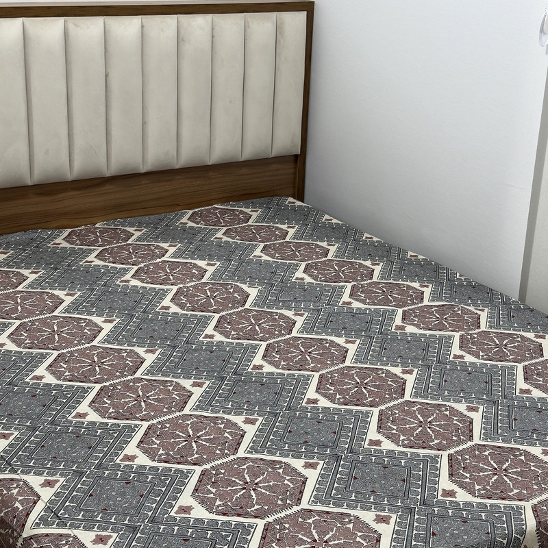 کاور لحاف ناتوسا مدل مقانک دو نفره سایز 200x220 سانتی متر