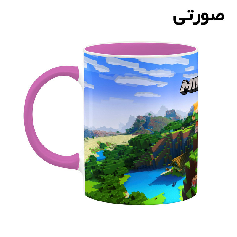 ماگ کاکتی طرح ماینکرافت minecraft مدل mgh41607