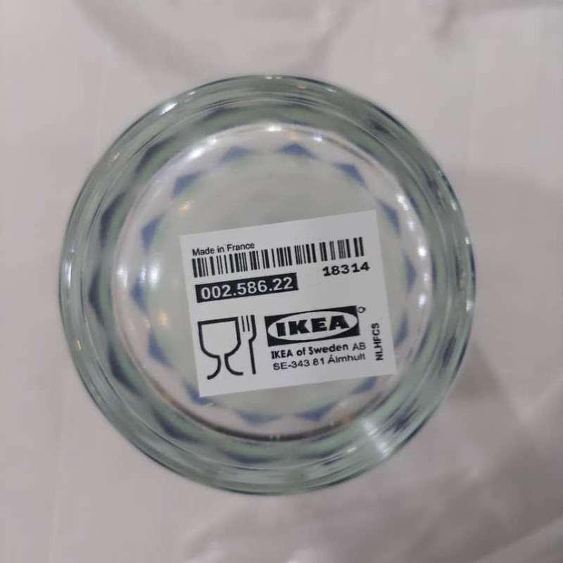 لیوان ایکیا مدل HENSIN کد 002.586.22 بسته 6 عددی