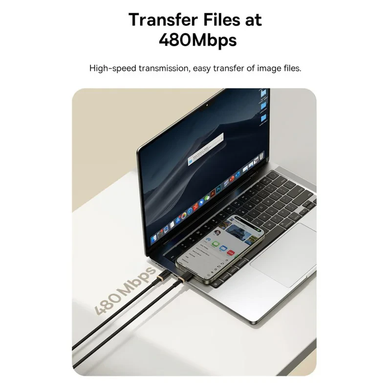 کابل USB-C بیسوس مدل Dura Series 100W طول 2 متر