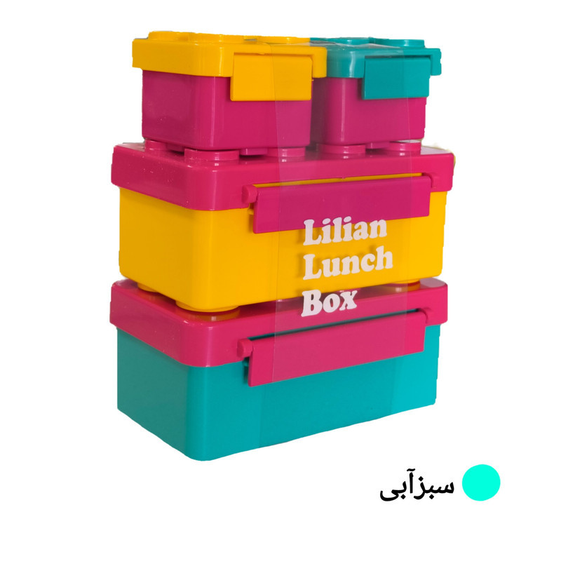 ظرف غذای ۴ تکه کودک مدل پازل