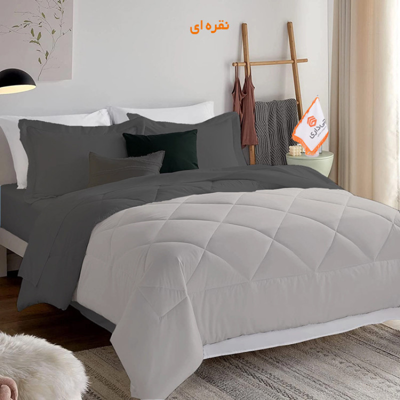 لحاف چیداری مدل دورو دونفره سایز 220x240 سانتی متر