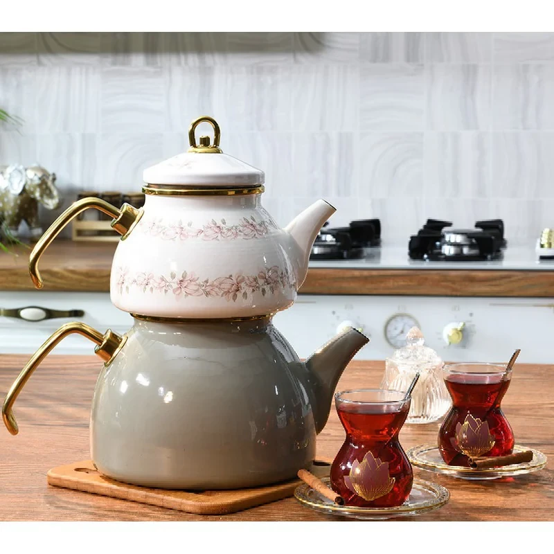 ست کتری و قوری انگلیش هوم مدل Magnolia گنجایش کتری 2.5 لیتر گنجایش قوری 1 لیتر