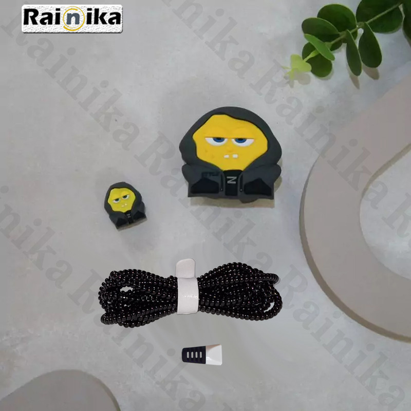 محافظ کابل شارژر دیواری رینیکا مدل باب اسفنجی BA مناسب برای شارژر اپل 20 وات ba مجموعه 5 عددی