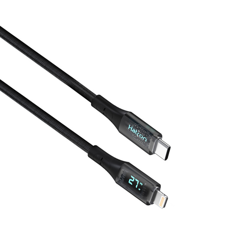 کابل تبدیل USB-C هترون مدل HC612DB طول 1 متر