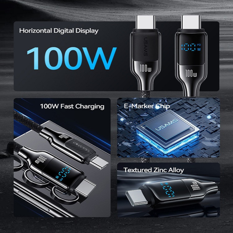 کابل USB-C یوسمز مدل SJ742 طول 1.2 متر