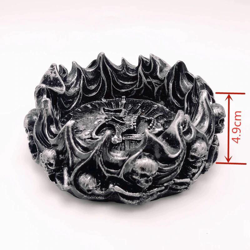 زیرسیگاری مدل اسکلت شعله