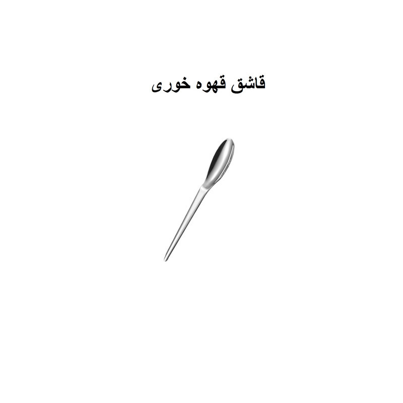 سرویس قاشق و چنگال 10 پارچه جی فی نی مدل 194 رژیمی
