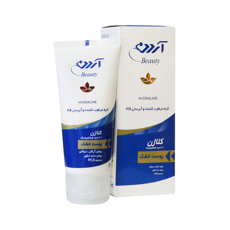 کرم مرطوب‌کننده و آبرسان آردن بیوتی مدل Collagen وزن 50 گرم