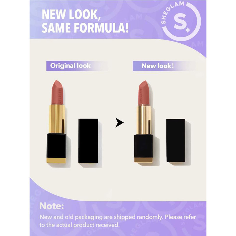رژ لب جامد شیگلم مدل Matte Allure شماره 76
