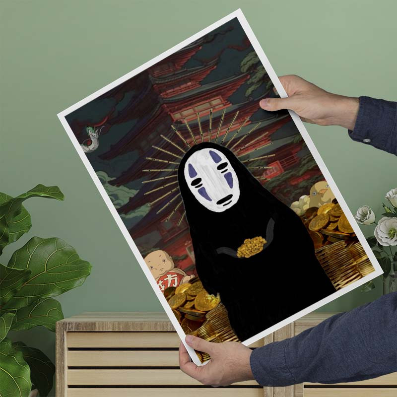 پوستر کارنيکا طرح شهر ارواح Spirited Away کد 64763 مجموعه 8 عددی