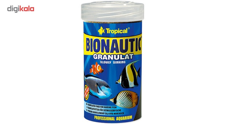 غذای ماهی تروپیکال مدل Bionautic Granulat وزن 55 گرم