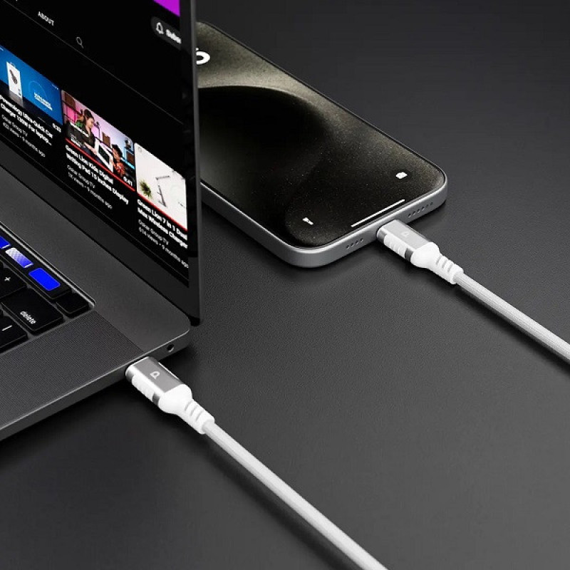 کابل تبدیل USB-C پاورولوژی مدل PC020 طول ۱.۲ متر
