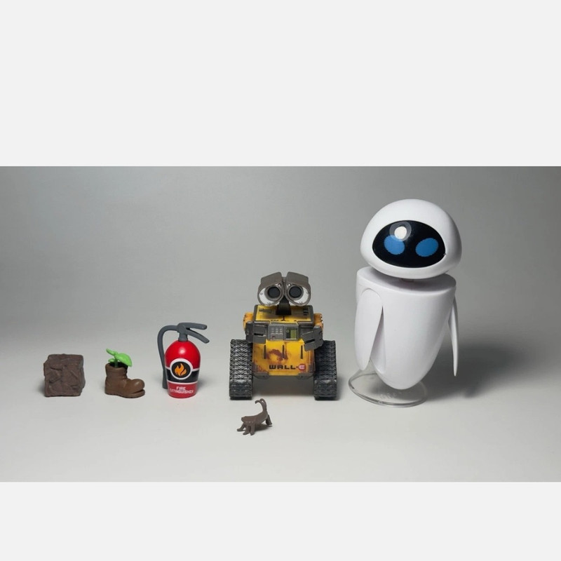 اکشن فیگور مدل وال ای و ایو طرح  Wall-E and Eve مجموعه 6 عددی
