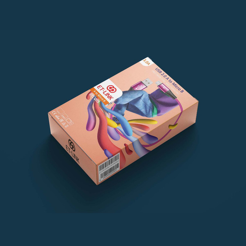 کابل تبدیل USB به Micro-USB ایتی لینک مدل ETL 005 طول 1 متر