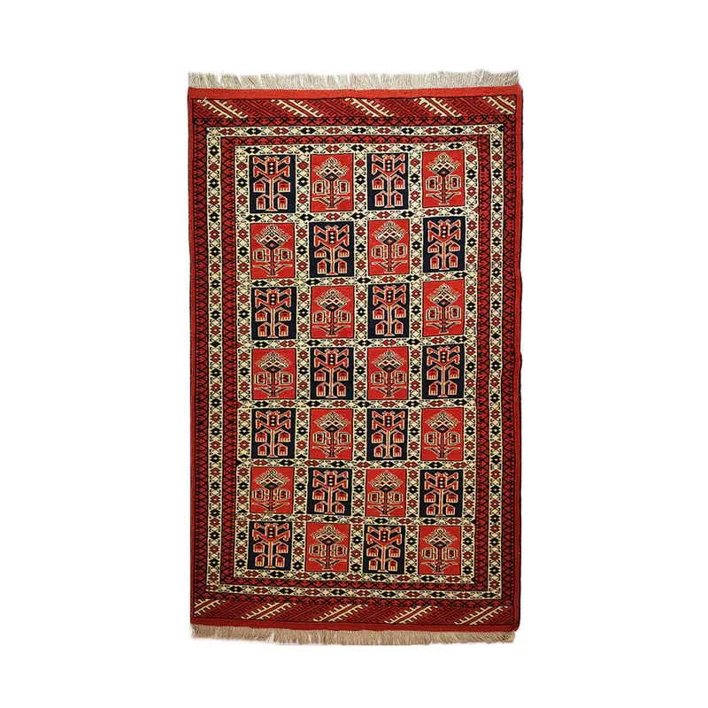 فرش دستبافت یک و نیم متری کدNKP.G.V.1.1