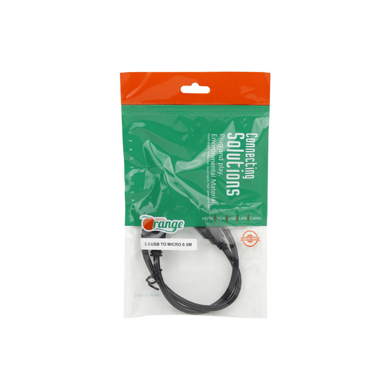 کابل هارد USB3.0 مدل AS-ORANGE طول 0.50 متر