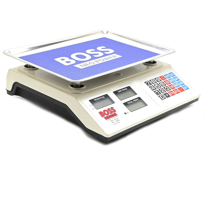 ترازو فروشگاهی شارژی باس مدل NEO-POWER-40KG