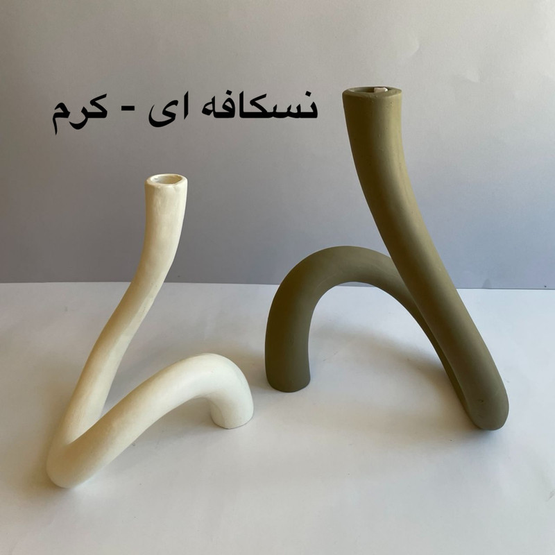 جاشمعی مدل مدرن مناسب برای شمع استوانه ای مجموعه دو عددی