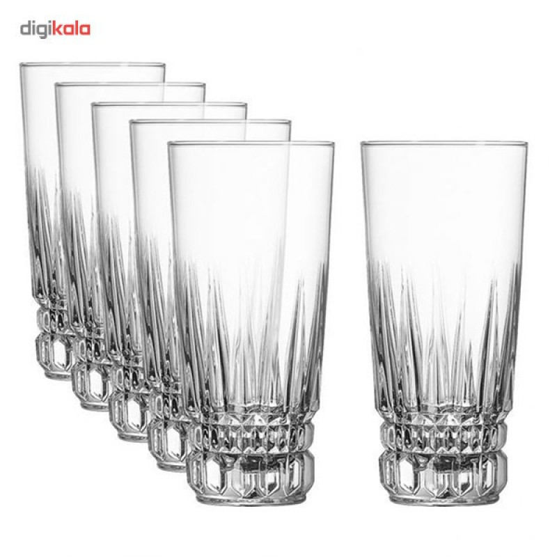 ست لیوان 6 پارچه لومینارک مدل امپراطور کد C7234