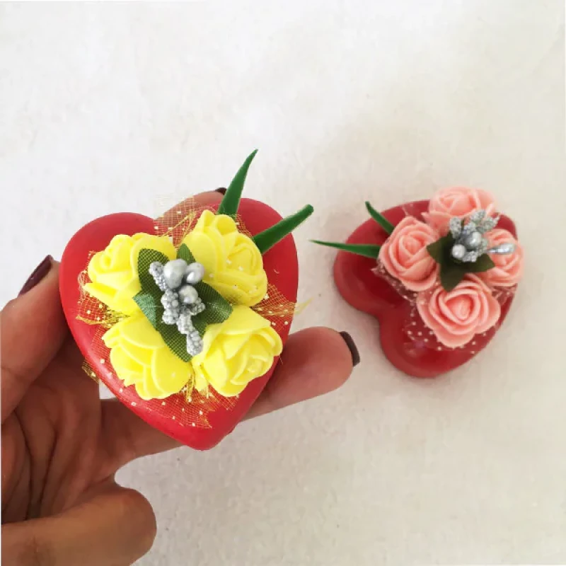 گیفت مدل قلب گلی کد 595 بسته 10 عددی