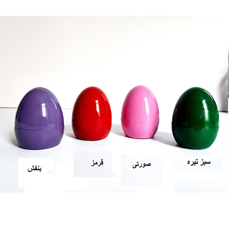 تخم مرغ تزیینی مدل هفت سین عید نوروز بسته 2 عددی