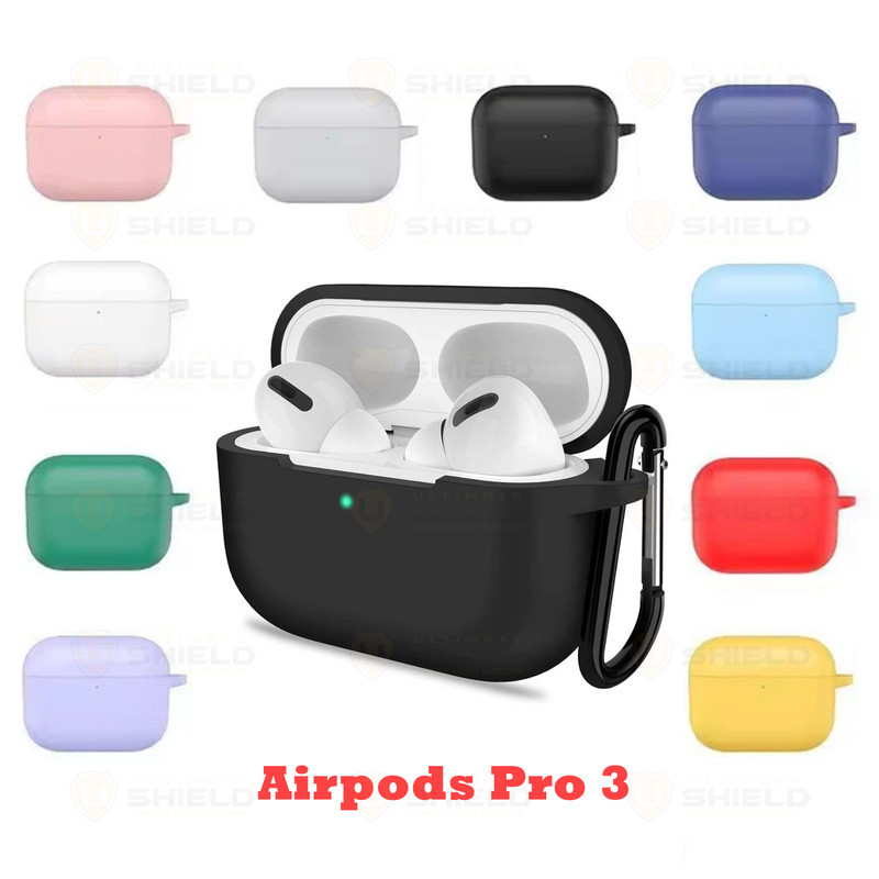 کاور آلتیمیت شیلد مدل Silicone UL مناسب برای کیس اپل AirPods Pro 3