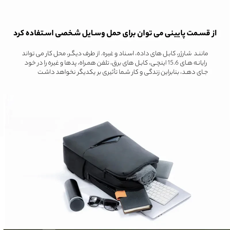 کوله پشتی لپ تاپ شیائومی مدل Business 2 مناسب برای لپ تاپ 14.1 تا 15.6 اینچی