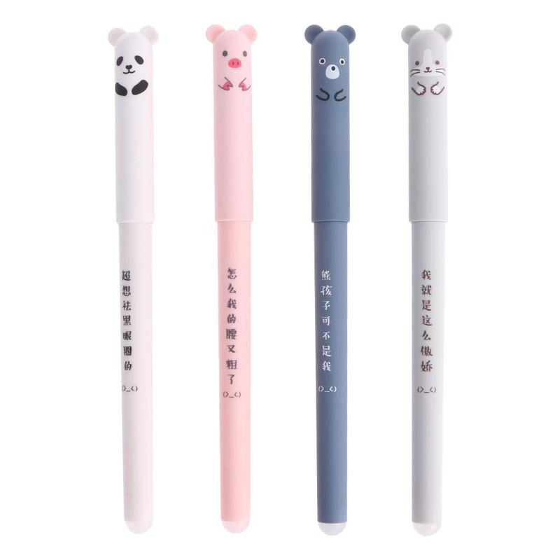 روان نویس مدل حیوانات Erasable کد M1203-00 مجموعه  4 عددی